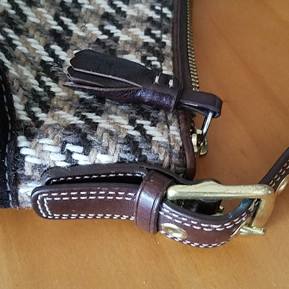 Coach Houndstooth & Suede Handbag~Final Reduction - Picture 6 of 6